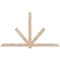 Ekena Millwork Kennewick Smooth Timber Gable Bracket, Douglas Fir, 108"W x 63"H x 1 1/2"D x 5 1/2"F, 14/12 Pitch GBW108X63X0206KEN00SDF - alternate 1